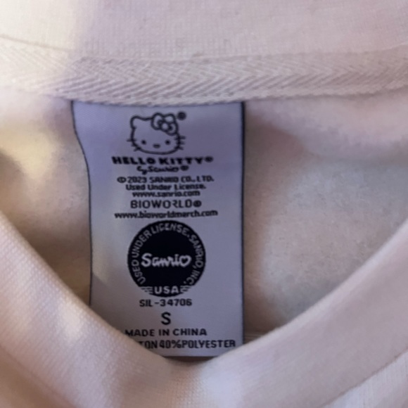 Hello Kitty Outfit Sweater small Jean size 7 junior - Picture 8 of 8